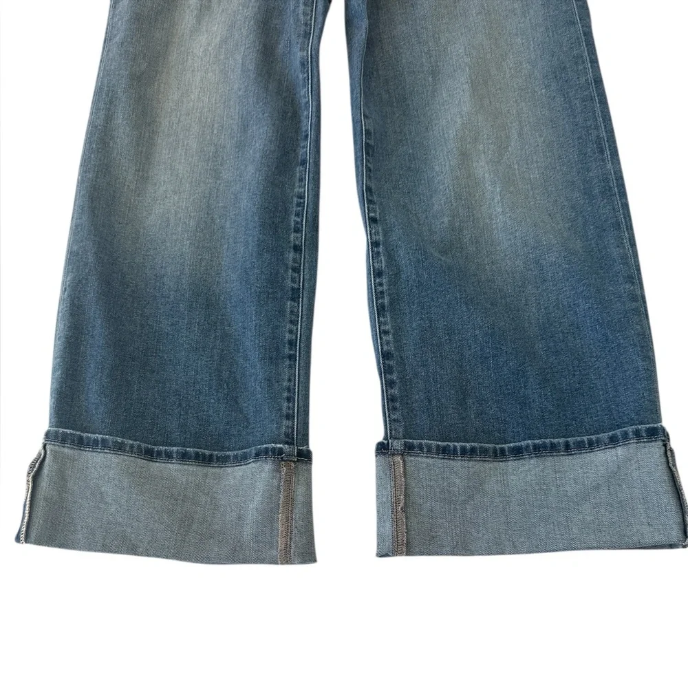 Joe’s Jeans Cuffed High Waist Wide Leg Jeans - Picture 7 of 14